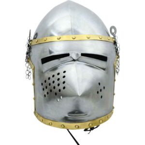 Pig-Faced Bascinet Helmet