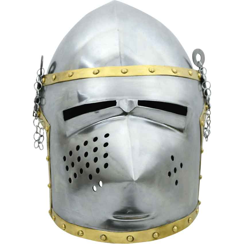 Pig-Faced Bascinet Helmet