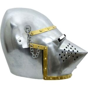 Pig-Faced Bascinet Helmet