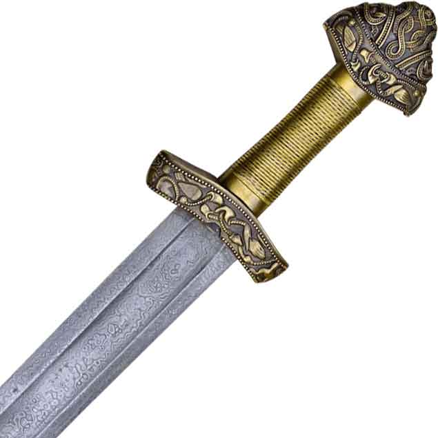 Layered-Steel Dyback Viking Sword