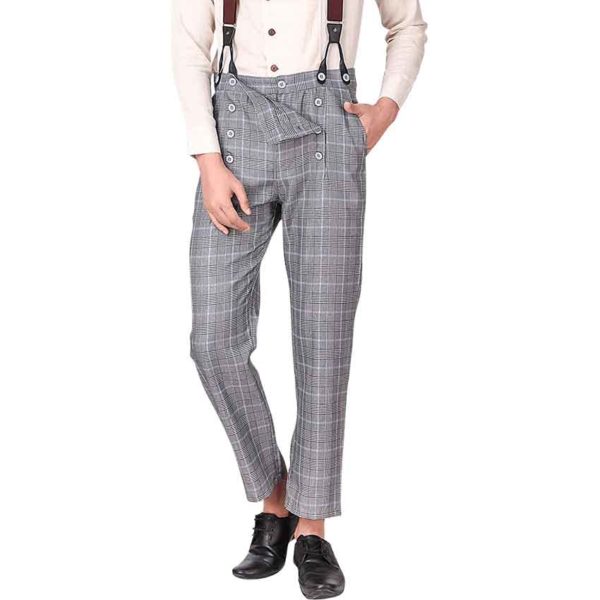 Checked Architect Steampunk Pants