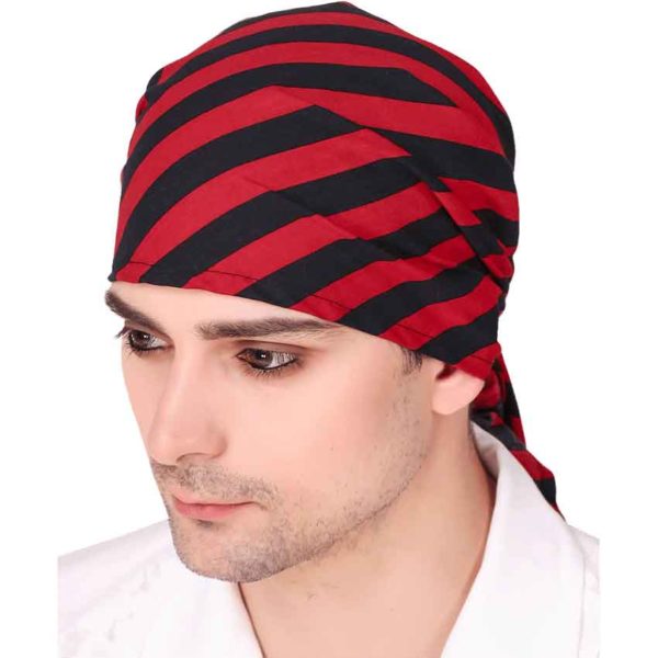 Pirate Striped Triangle Bandana