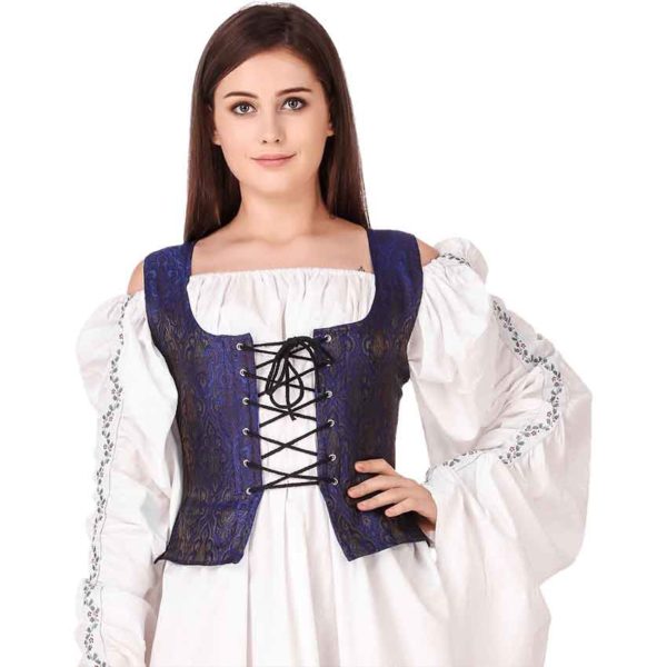 Medieval Brocade Bodice