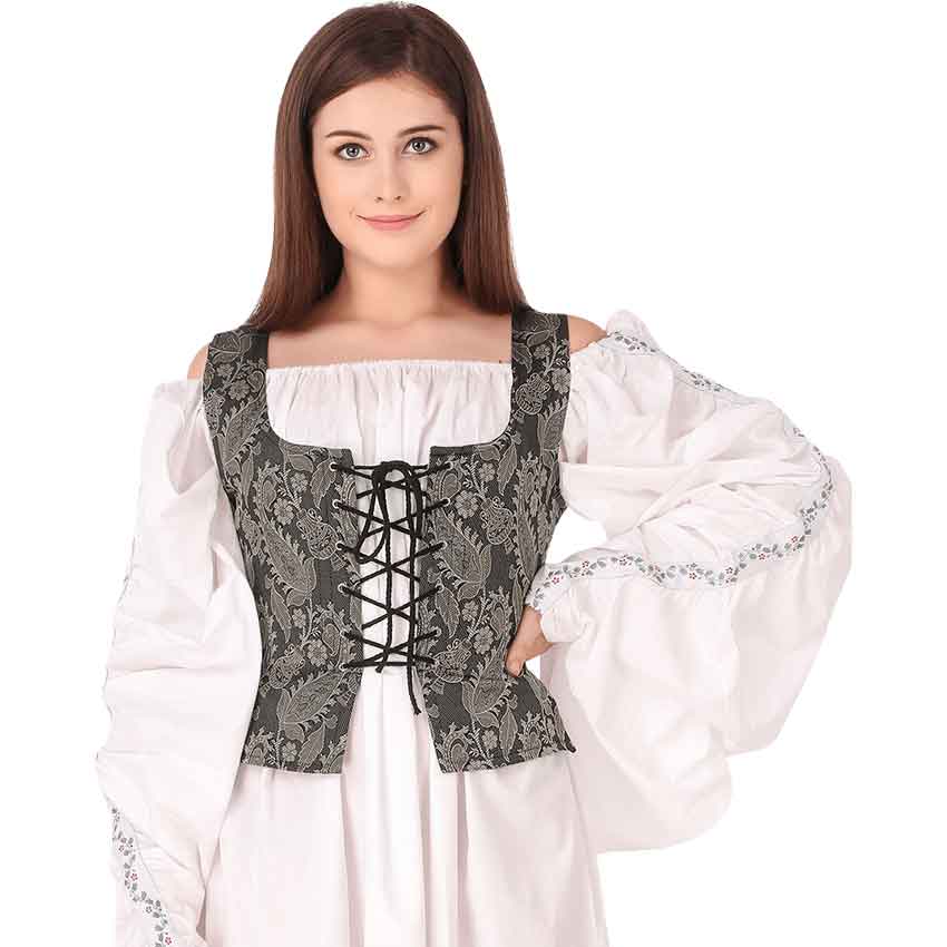 Medieval Brocade Bodice