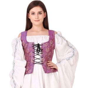 Medieval Brocade Bodice