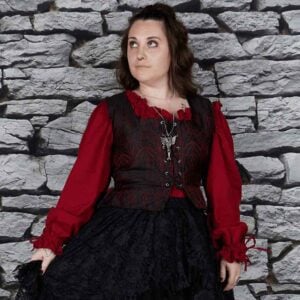 Medieval Brocade Bodice