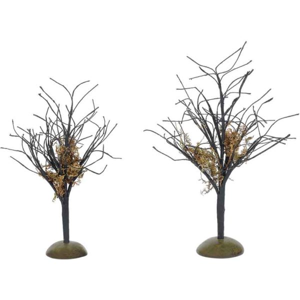 Midnight Moss Trees - Halloween Village Accessories by Department 56