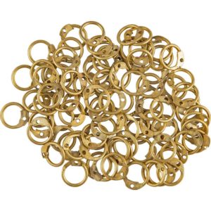 Flat Round Riveted Chainmail Rings