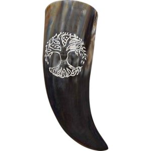 Tree of Life Drinking Horn