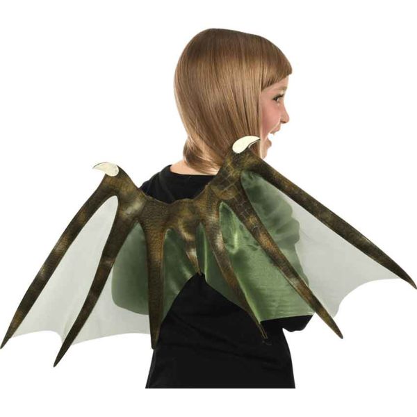 Costume Green Dragon Wings