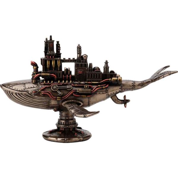 Steampunk Colony Whale Statue