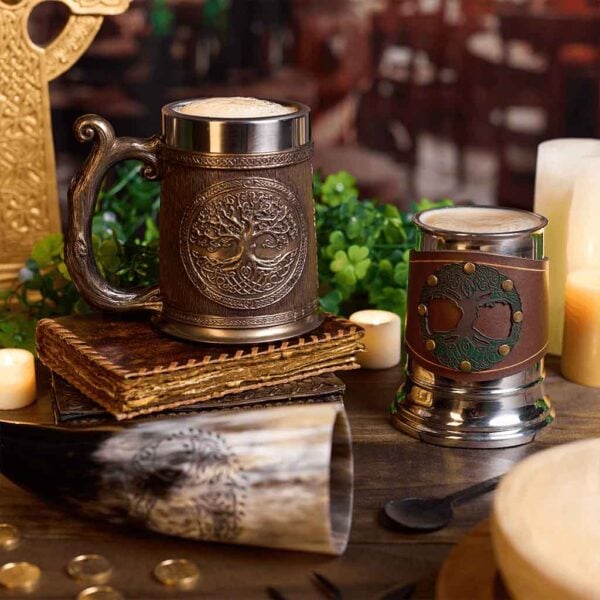 Celtic Tree of Life Beer Stein