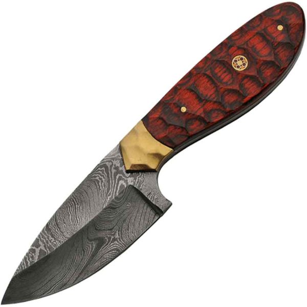 Mosaic Wood Layered-Steel Hunting Knife