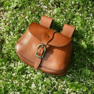 Buckled Medieval Merchants Bag