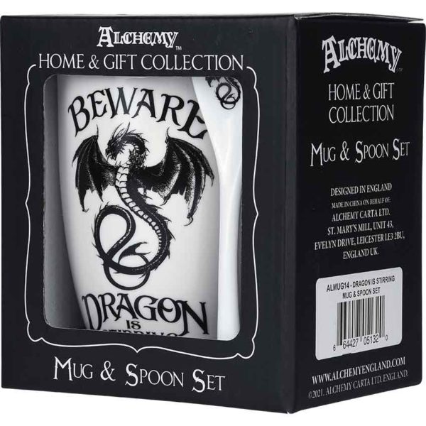 Dragon is Stirring Mug and Spoon Set