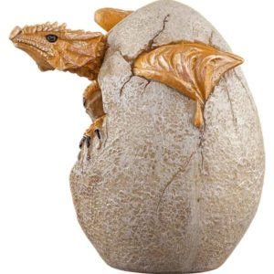 Gold Wyrmling and Egg Statue
