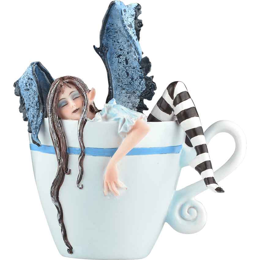 Image of Need Coffee Snoozing Fairy by Amy Brown
