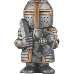 Medieval Crusader Mini Statue