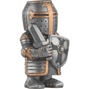 Medieval Crusader Mini Statue