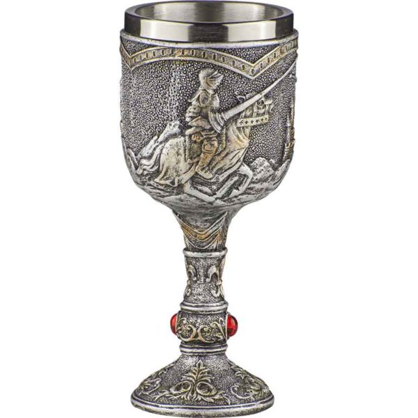 Horseback Medieval Knight Goblet