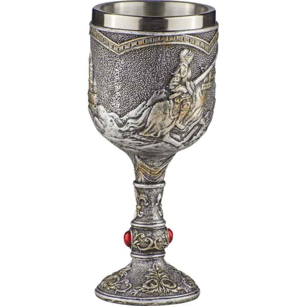 Horseback Medieval Knight Goblet