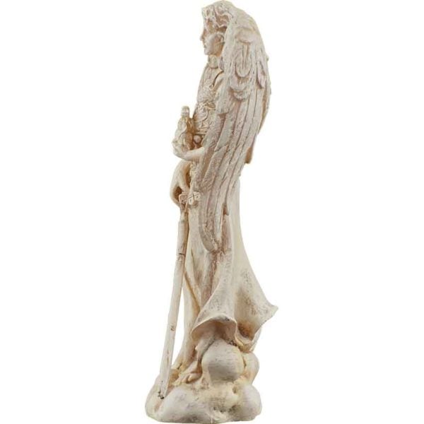 White Archangel Jeudiel of Leadership Statue