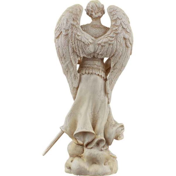 White Archangel Jeudiel of Leadership Statue