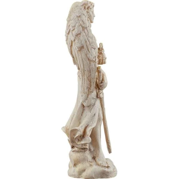 White Archangel Jeudiel of Leadership Statue