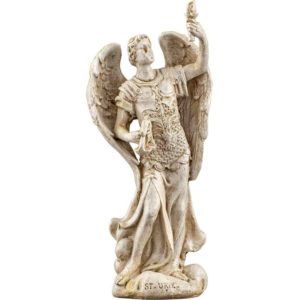 White Archangel Uriel of Poetry Statue