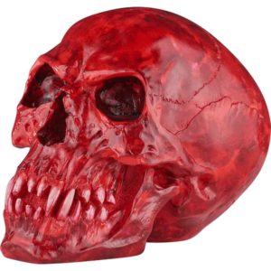 Blood Red Vampire Skull