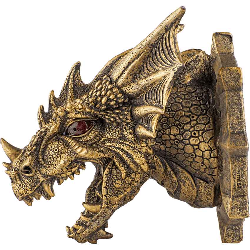 medieval dragon head