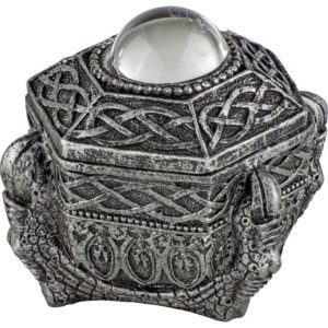 Celtic Dragon Claw Keepsake Box