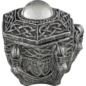 Celtic Dragon Claw Keepsake Box