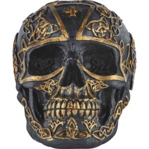 Celtic Cross Black Skull