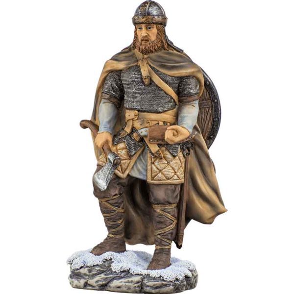 Full Color Viking Warrior Statue