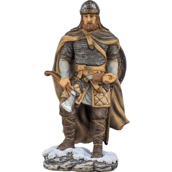 Full Color Viking Warrior Statue