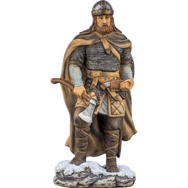 Full Color Viking Warrior Statue