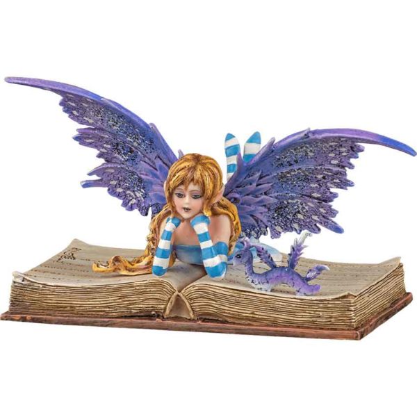 Bookworm Fairy Statue