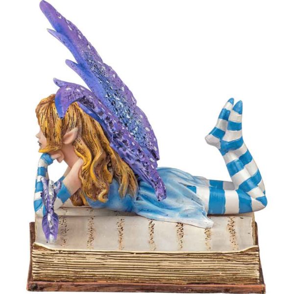 Bookworm Fairy Statue