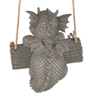 Welcome Sign Dragon Garden Statue