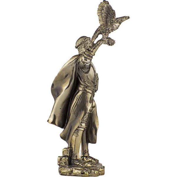 Crusader Falconer Bronze Statue