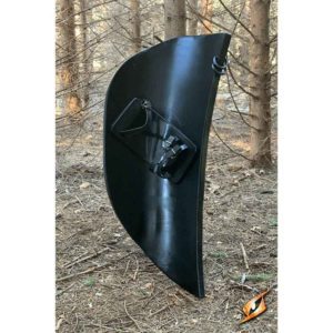 LARP Raider Shield with Rust Patina
