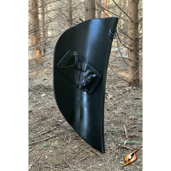 LARP Raider Shield with Rust Patina