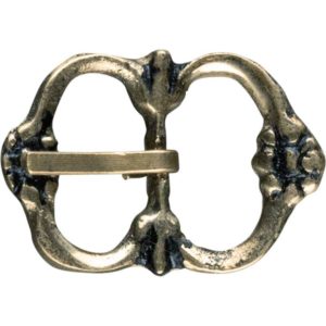 Large Medieval Floral Belt Buckle