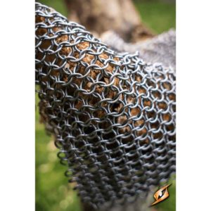 DIY Chainmail Sheet - 9mm Epic Grey - Small