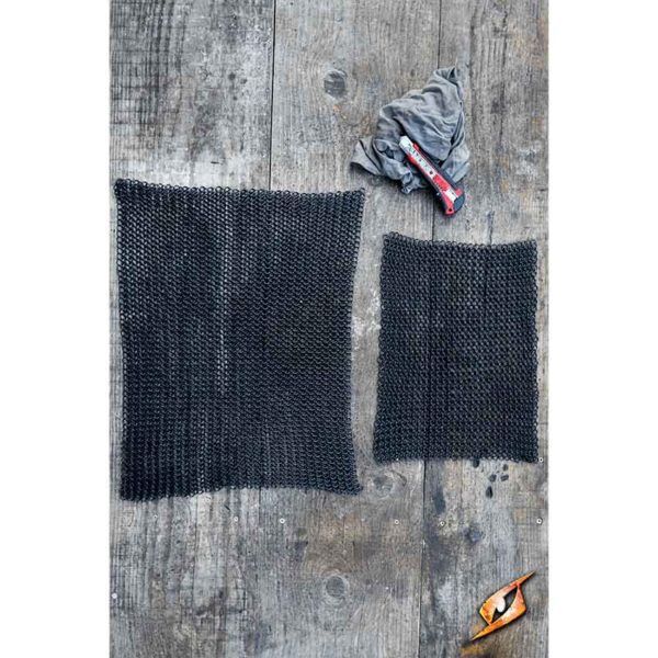 DIY Chainmail Sheet - 9mm Epic Dark - Large