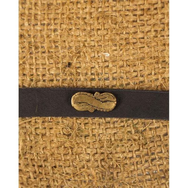Viking Sea Serpent Brass Belt Decoration