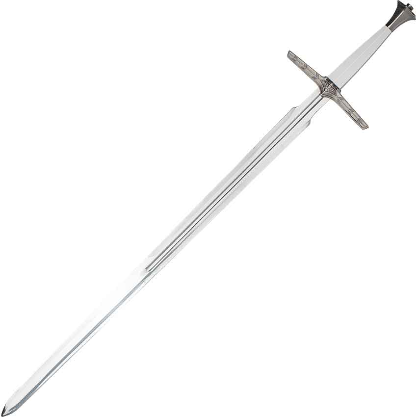 Geralt White Silver Witcher Sword Netflix Adaptation Steel Replica