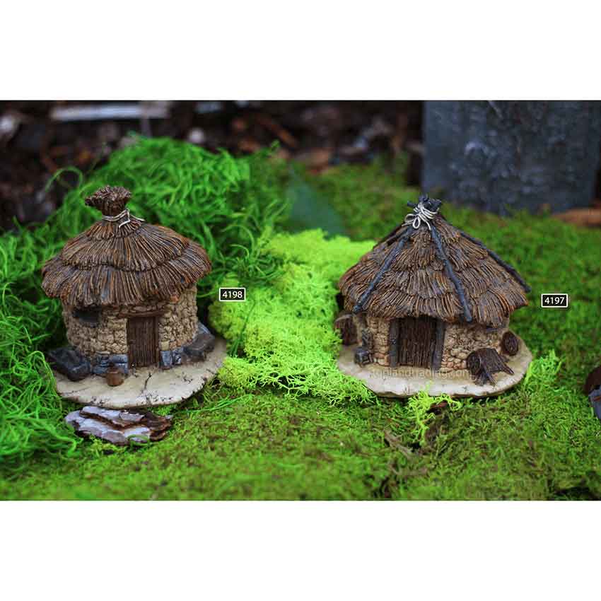 Thatched Fairy House Trinket Box