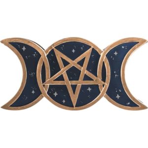Celestial Triple Moon Trinket Box